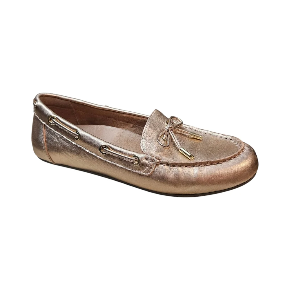 Vionic Virginia Metallic Loafer Rose Gold Women's 6.5